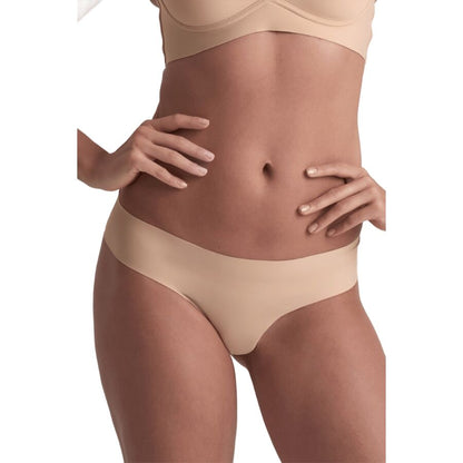 BYE-BRA - Invisible stringit - beige/musta - 2 kpl - XXL