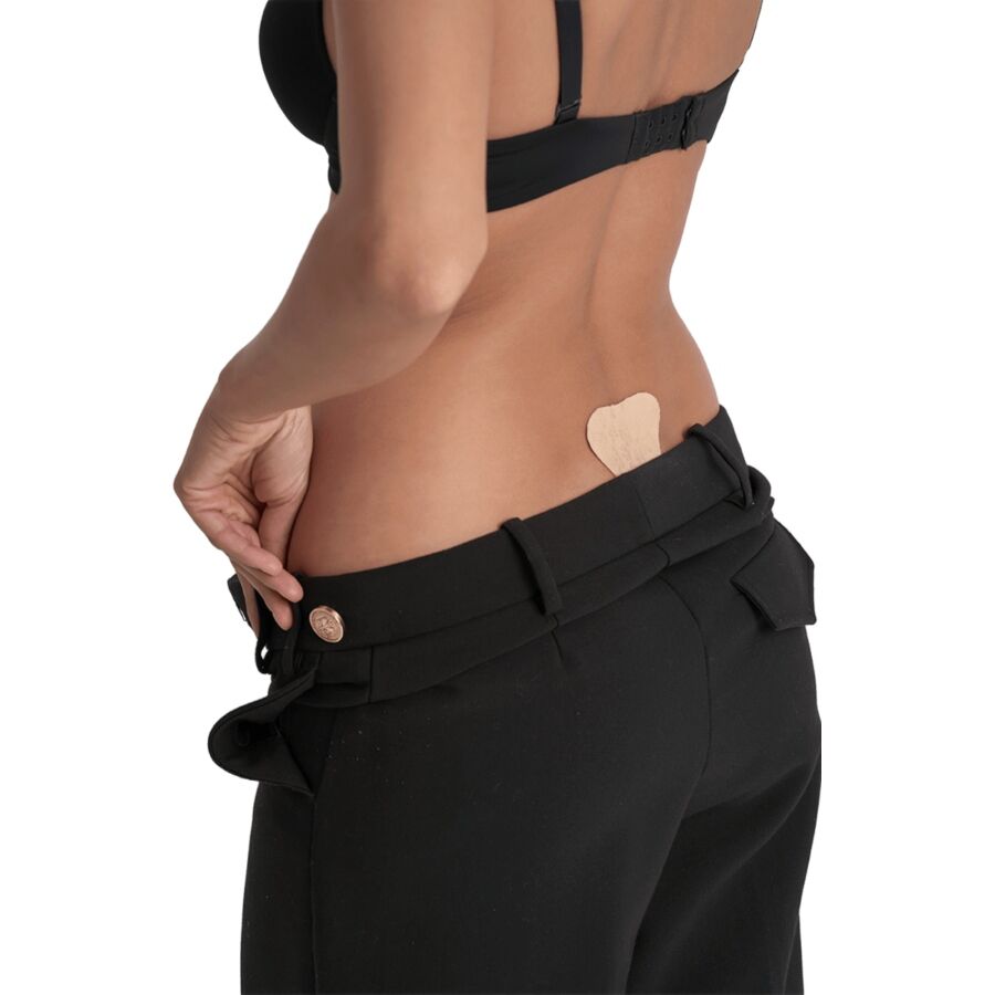 BYE-BRA - pitsiset liimattavat stringit - beige