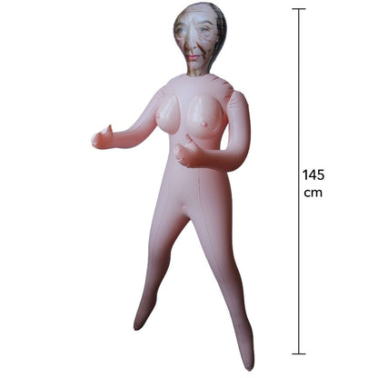 Hidden Desire Horny Granny puhallettava seksinukke - 145 cm