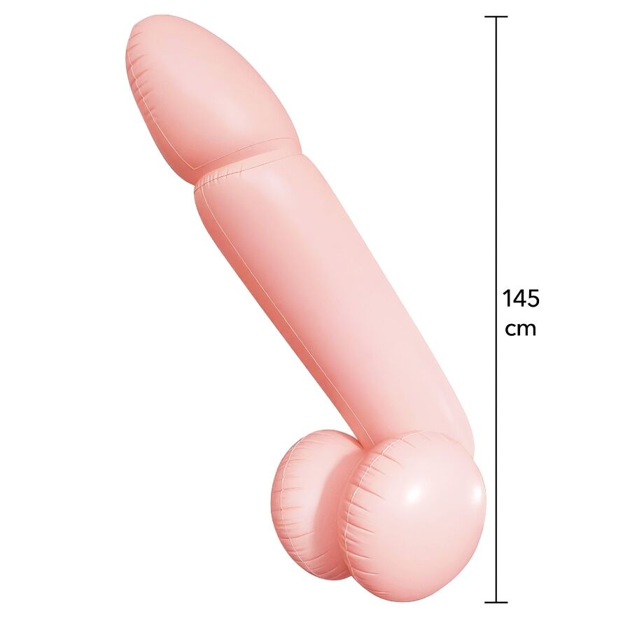 Hidden Desire Giant Willy puhallettava penis - 145 cm