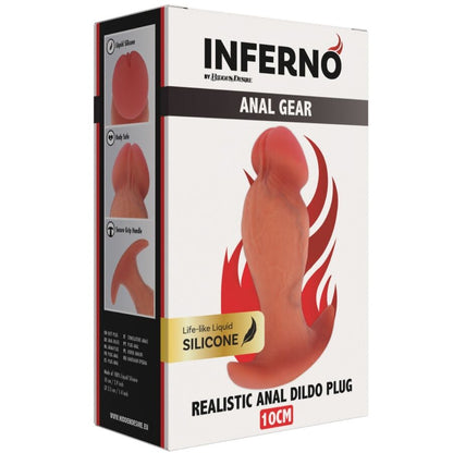 Hidden Desire Inferno realistinen anustappi - 10 cm