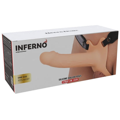 Hidden Desire Inferno silikoninen strap-on-penisholkki - 18 cm