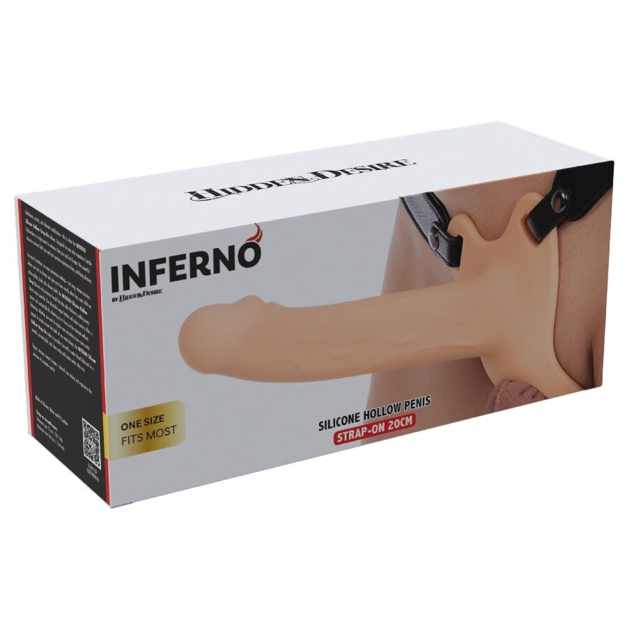 Hidden Desire Inferno strap-on-penisholkki - 20 cm