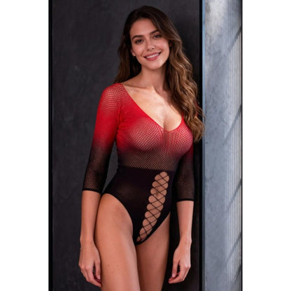 Passion BS118 verkkobody - musta/punainen