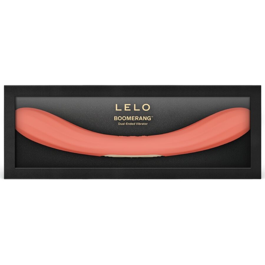 LELO Boomerang kaksipäinen vibraattori, korallinpunainen