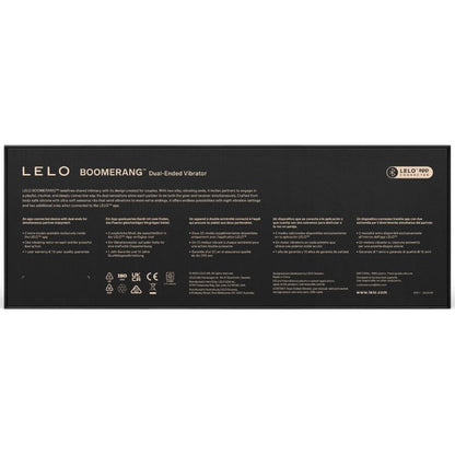 LELO Boomerang kaksipäinen vibraattori, violetti