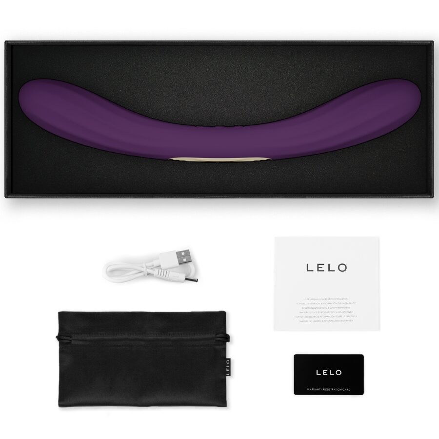 LELO Boomerang kaksipäinen vibraattori, violetti