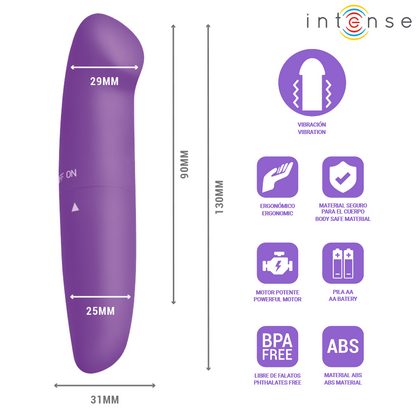 Intense Phil G-pistevibraattori - violetti - 13 cm