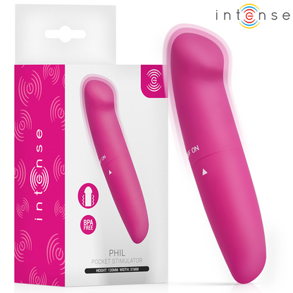 Intense Phil G-pistevibraattori - pinkki - 13 cm