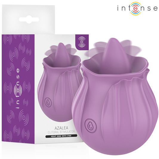 Intense Azalea kukkamainen klitoriskiihotin - 10 värinäohjelmaa - violetti