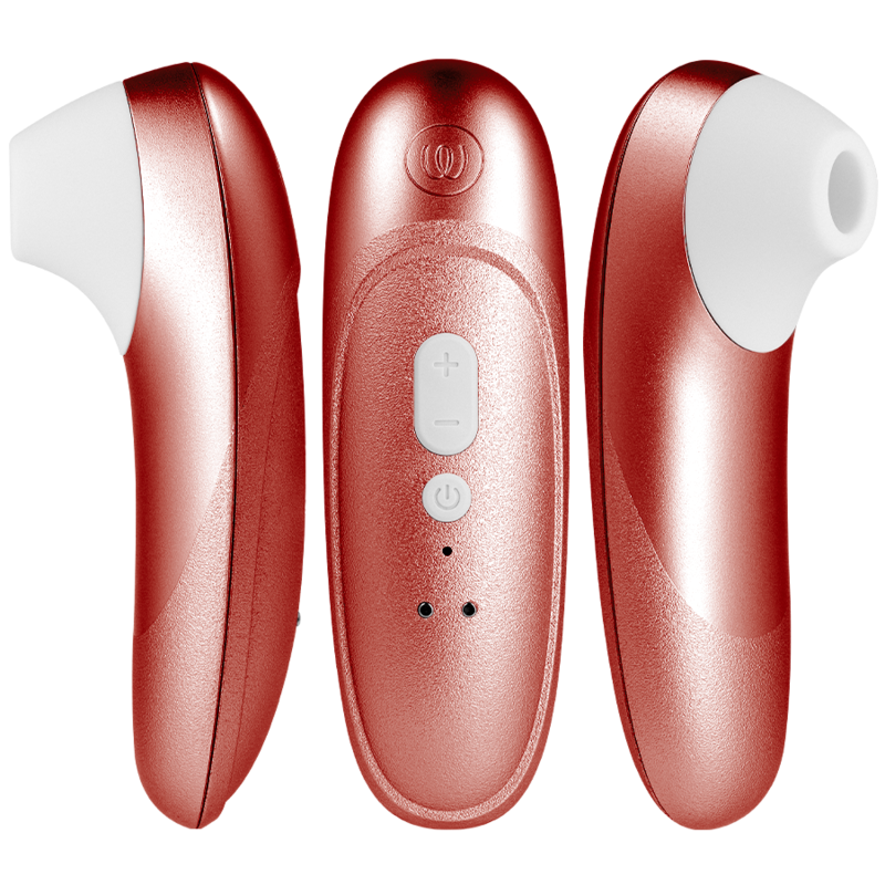 Womanizer Pro Vibrant klitoriskiihotin, viininpunainen