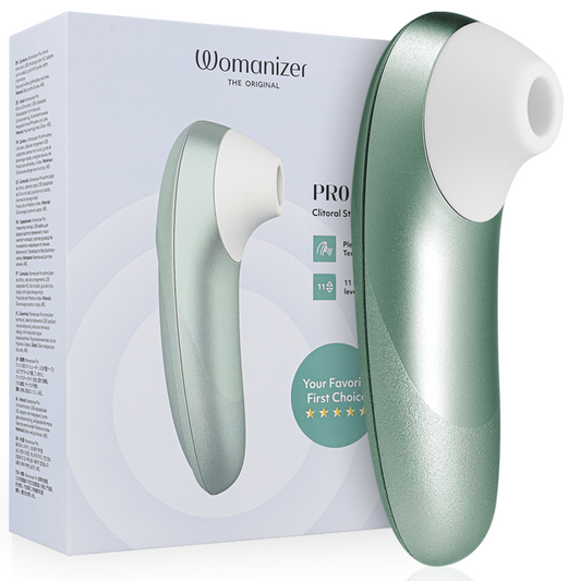 Womanizer Pro Vibrant klitoriskiihotin, salvianvihreä
