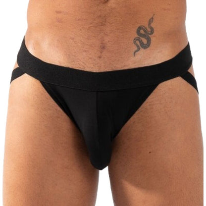 BURN - 011 Double Black jockstrap - musta - S