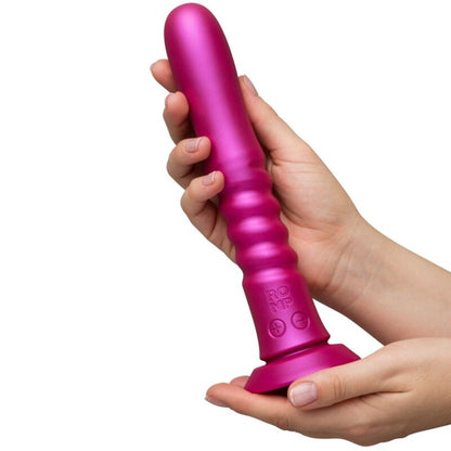 Romp Jiggle työntävä vibraattori imukupilla, pinkki