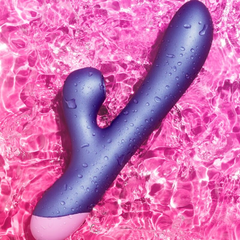 Romp Pulse rabbit-vibraattori G-pistestimulaatiolla, sähkönsininen