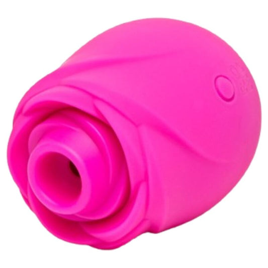 Romp Rose ruusunmuotoinen klitoriskiihotin imutoiminnolla, pinkki