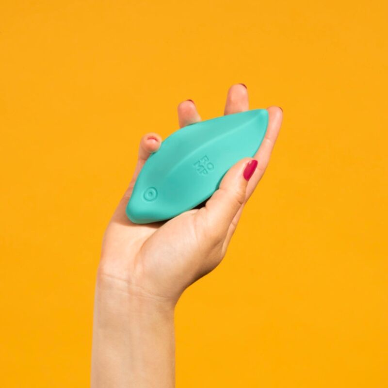 Romp Wave ergonominen klitoriskiihotin, vedenvihreä