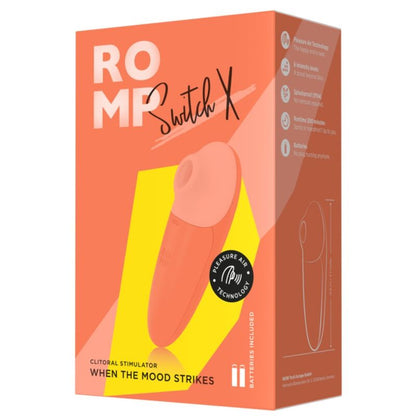 Romp Switch X klitoriskiihotin, 6 tehoa, oranssi