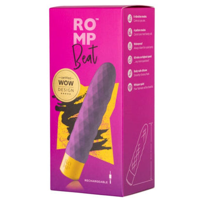 Romp Beat monitoiminen miniluotivibraattori, violetti