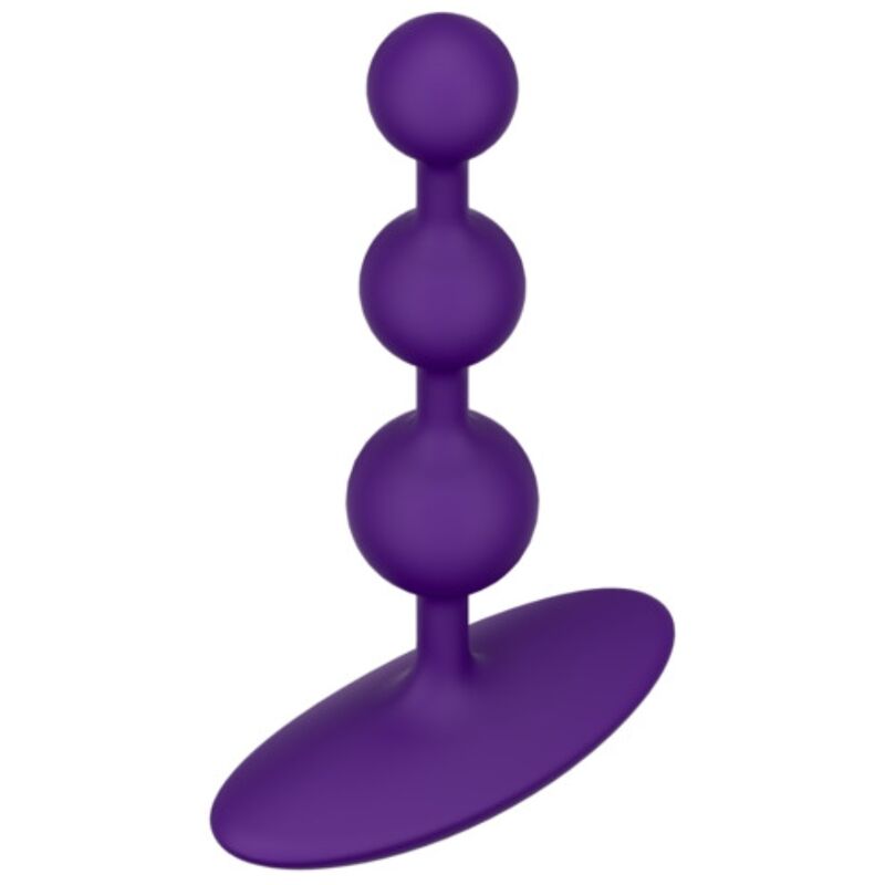 Romp Amp joustavat silikoniset anaalihelmet, violetti, 12,5 cm