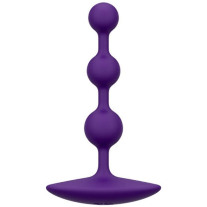 Romp Amp joustavat silikoniset anaalihelmet, violetti, 12,5 cm