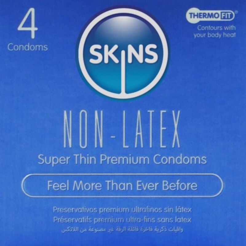 Skins lateksittomat kondomit - 4 kpl
