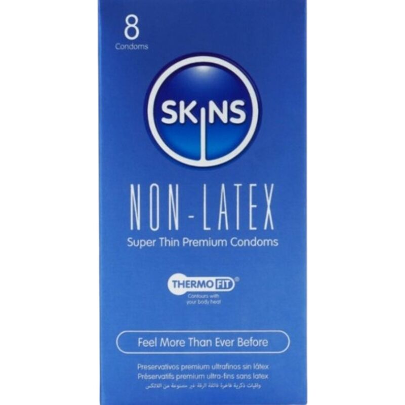 Skins lateksittomat kondomit - 8 kpl
