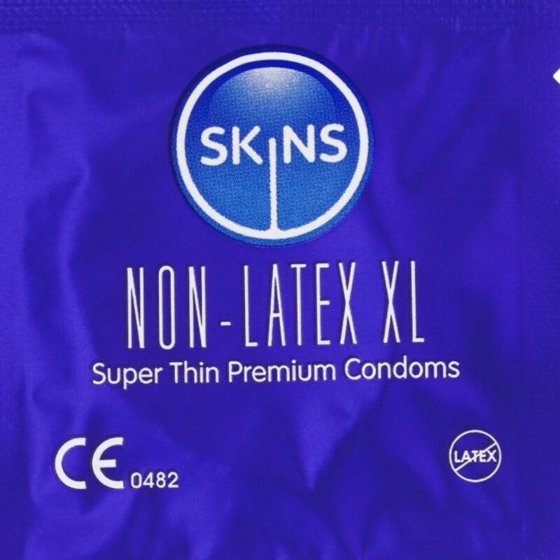 Skins lateksittomat XL-kondomit - 4 kpl - D-245916