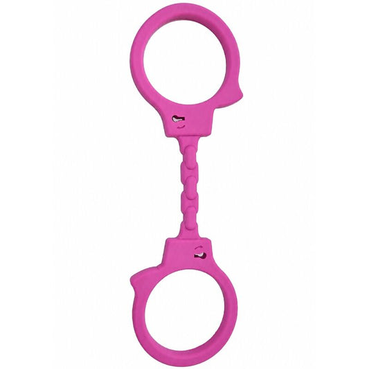 Diablo Picante silikoniset käsiraudat - fuksia