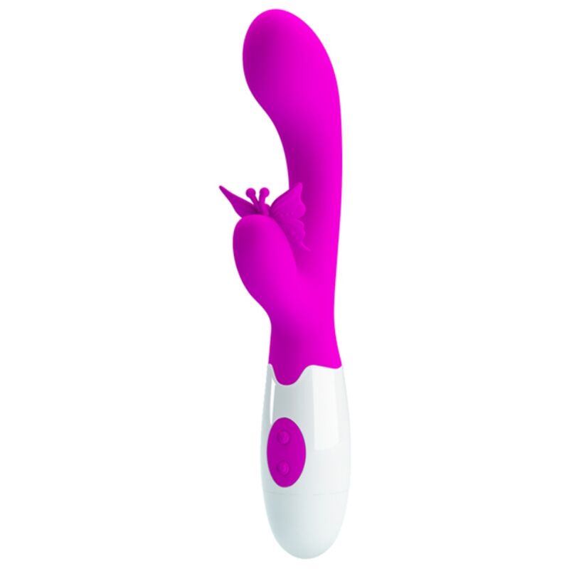 Pretty Love Butterfly Kiss rabbit-vibraattori - 30 toimintoa - violetti