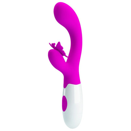 Pretty Love Butterfly Kiss rabbit-vibraattori - 30 toimintoa - violetti