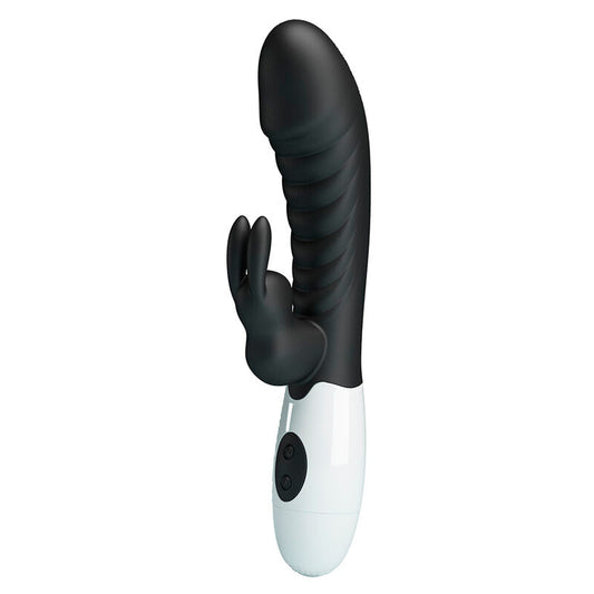 Pretty Love Naughty Bunny rabbit-vibraattori - 30 toimintoa - musta
