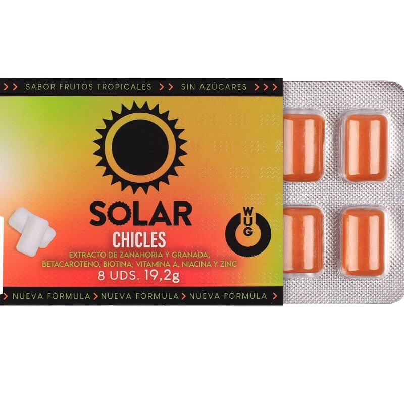 WUG - Solar ravintolisäpurukumi - 8 kpl