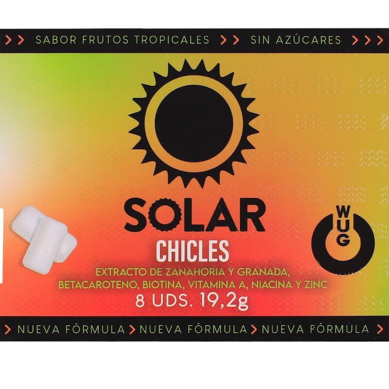 WUG - Solar ravintolisäpurukumi - 8 kpl