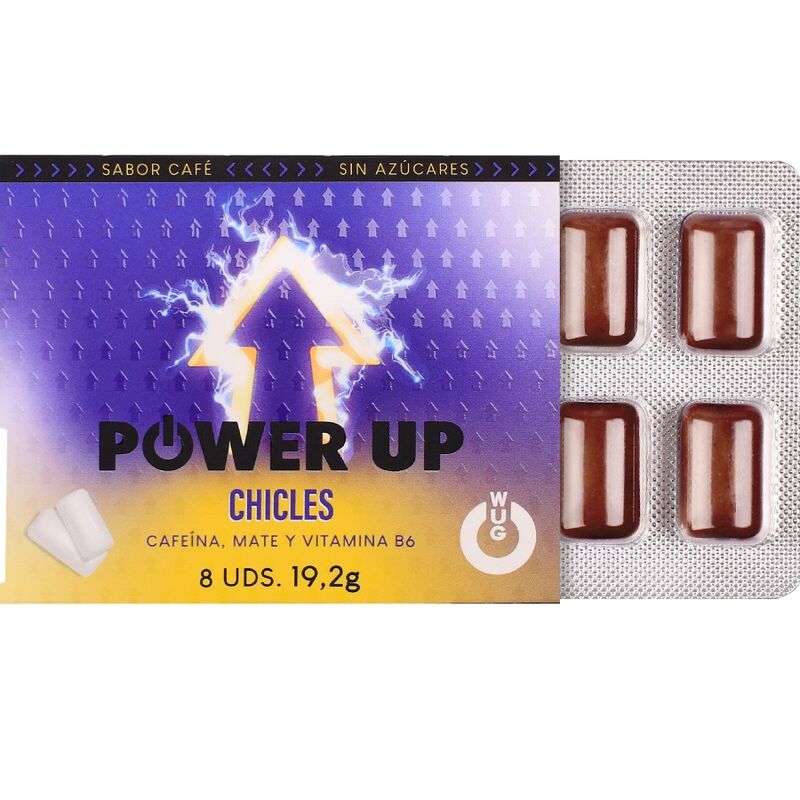 WUG - Power Up ravintolisäpurukumi - 8 kpl