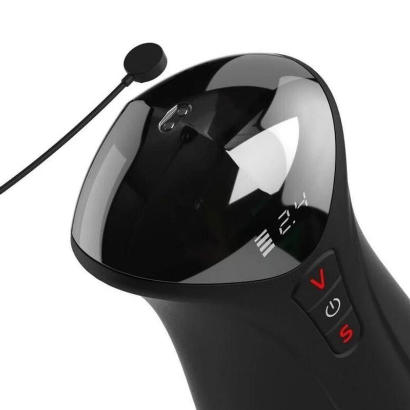PDX Elite Fap-O-Matic Pro XL automaattinen värisevä masturbaattori - ruskea - 34,9 cm
