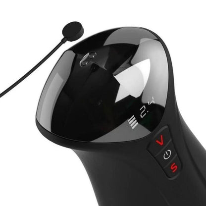 PDX Elite Fap-O-Matic Pro XL automaattinen värisevä masturbaattori - ruskea - 34,9 cm