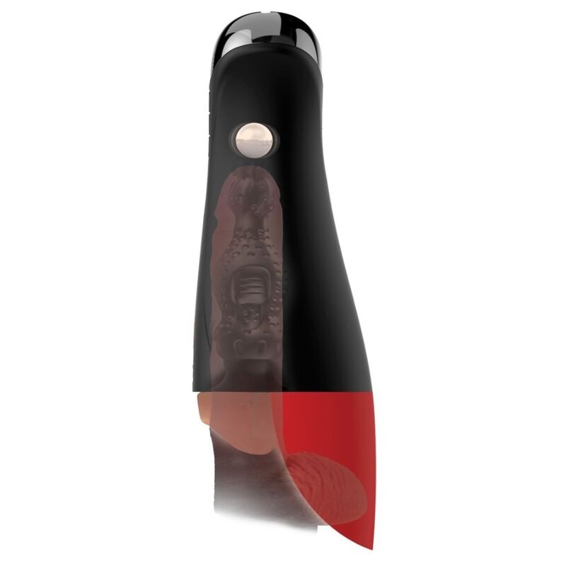 PDX Elite Fap-O-Matic Pro XL automaattinen värisevä masturbaattori - ruskea - 34,9 cm