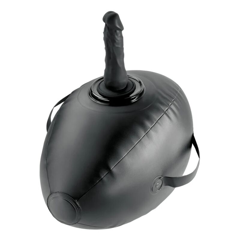 Fetish Fantasy Series Body Dock puhallettava intiimipallo dildolla - musta - 41,9 cm
