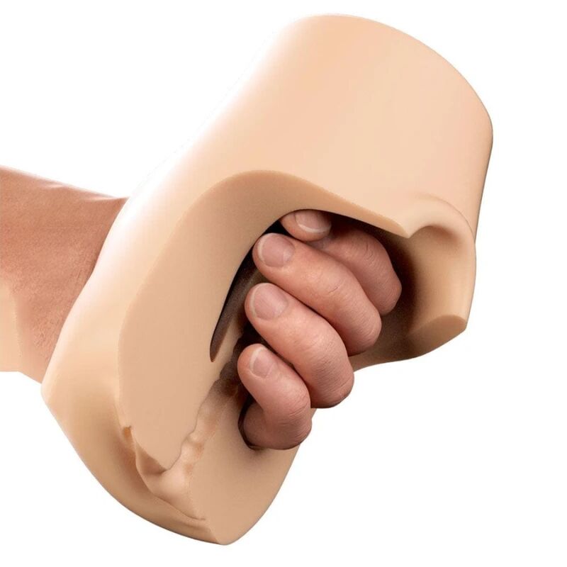 PDX Plus Pussy Pounder realistinen puristettava vaginamasturbaattori - 18 cm