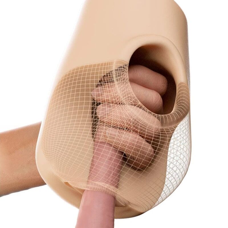 PDX Plus Pussy Pounder realistinen puristettava vaginamasturbaattori - 18 cm