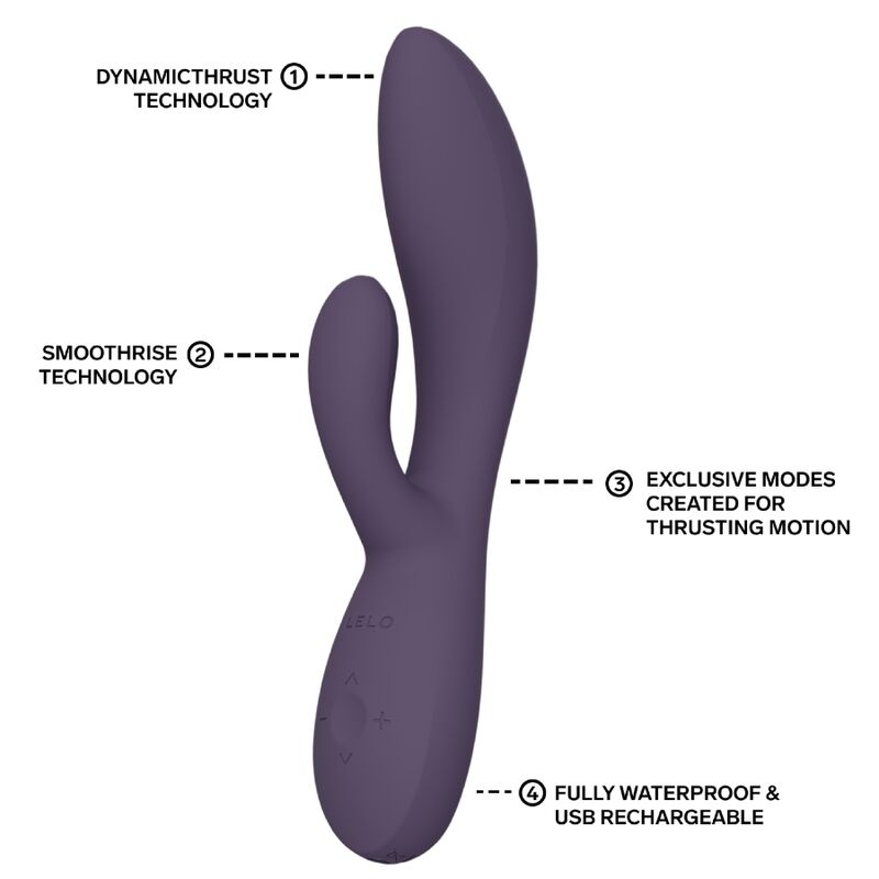 LELO Ina Thrust työntävä rabbit-vibraattori, violetti