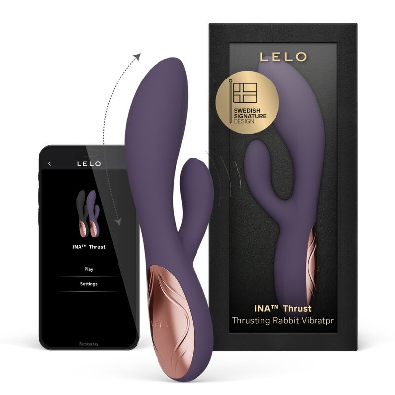 LELO Ina Thrust työntävä rabbit-vibraattori, violetti