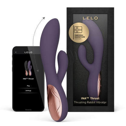 LELO Ina Thrust työntävä rabbit-vibraattori, violetti