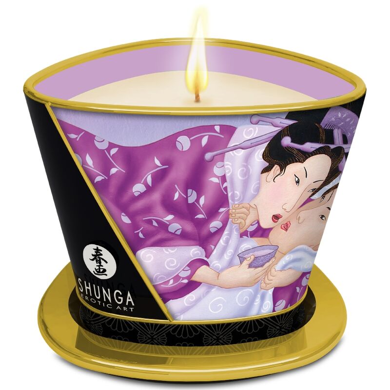 Shunga hierontakynttilä - laventeli - 170 ml