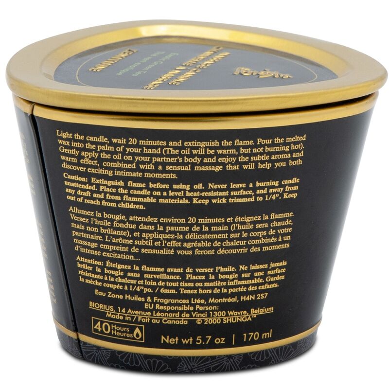 Shunga hierontakynttilä - laventeli - 170 ml