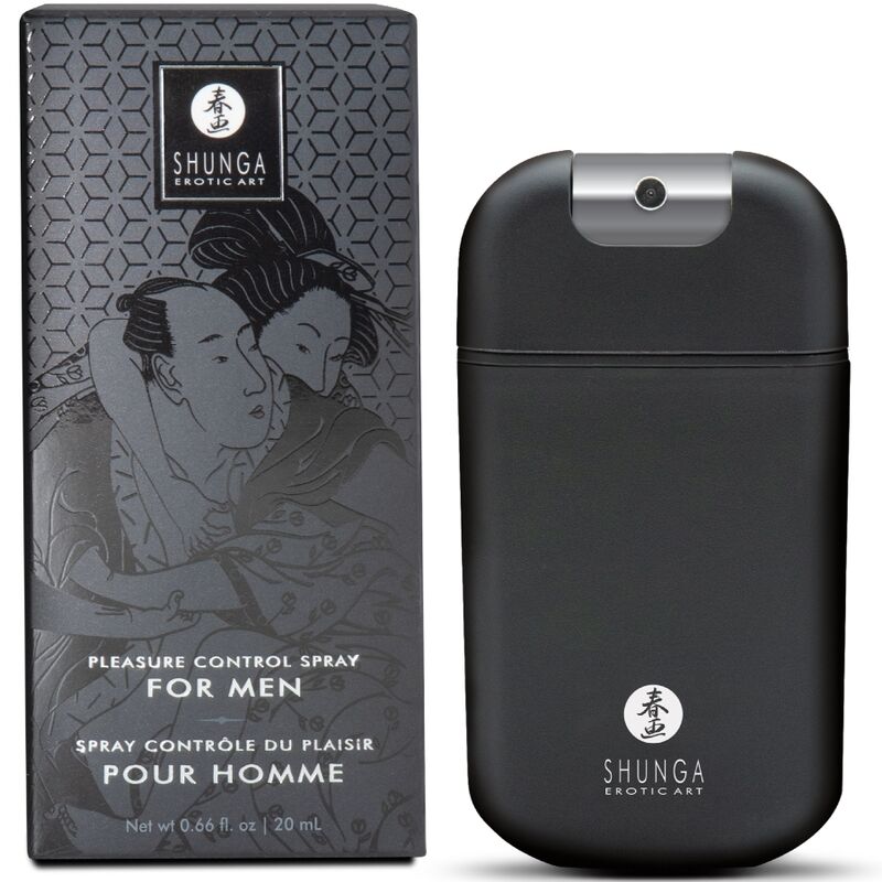Shunga Pleasure Control intiimisuihke miehille - 20 ml