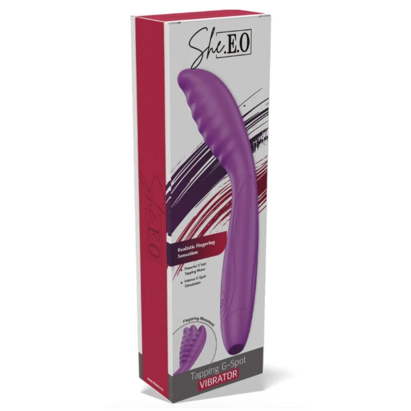 She.E.O naputtava G-pistevibraattori - violetti
