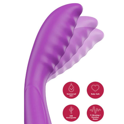 She.E.O naputtava G-pistevibraattori - violetti