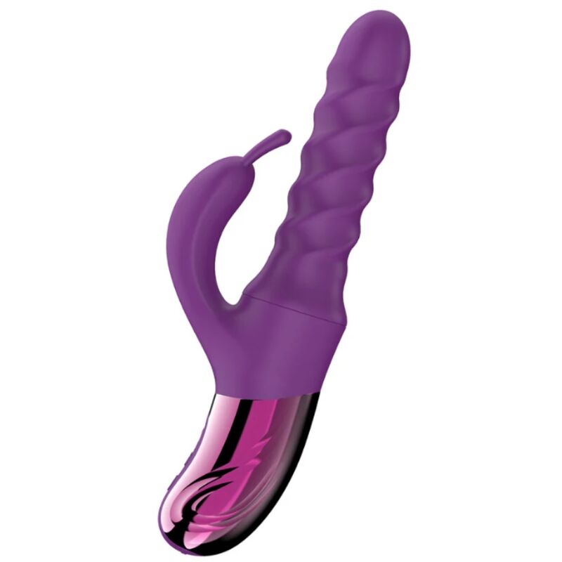 She.E.O Rabbit Swirl rabbit-vibraattori - violetti